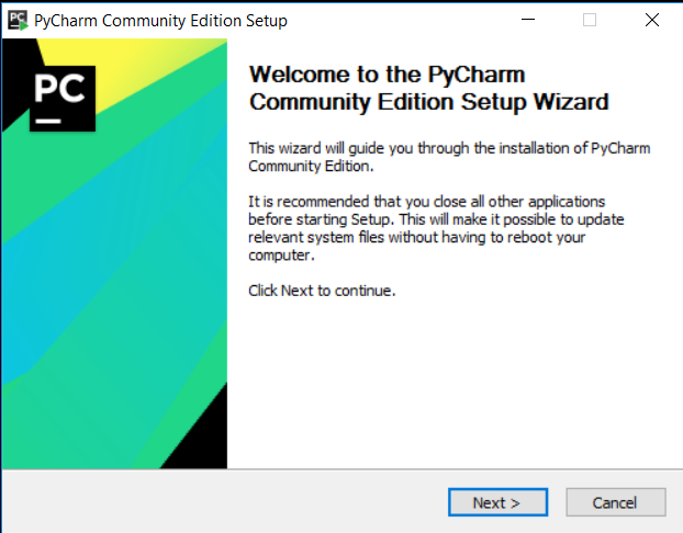 PyCharm install 1