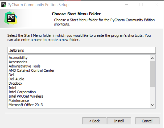 PyCharm install 4
