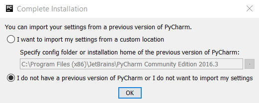 PyCharm install 6