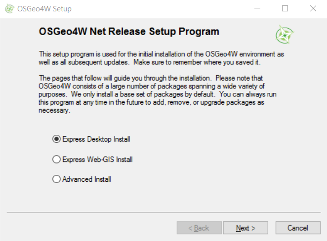 QGIS install 1